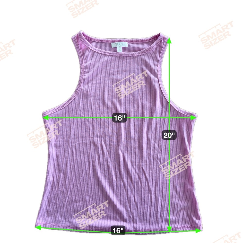 Abound Lilac Ribbed Tank Top - Picture 6 of 6